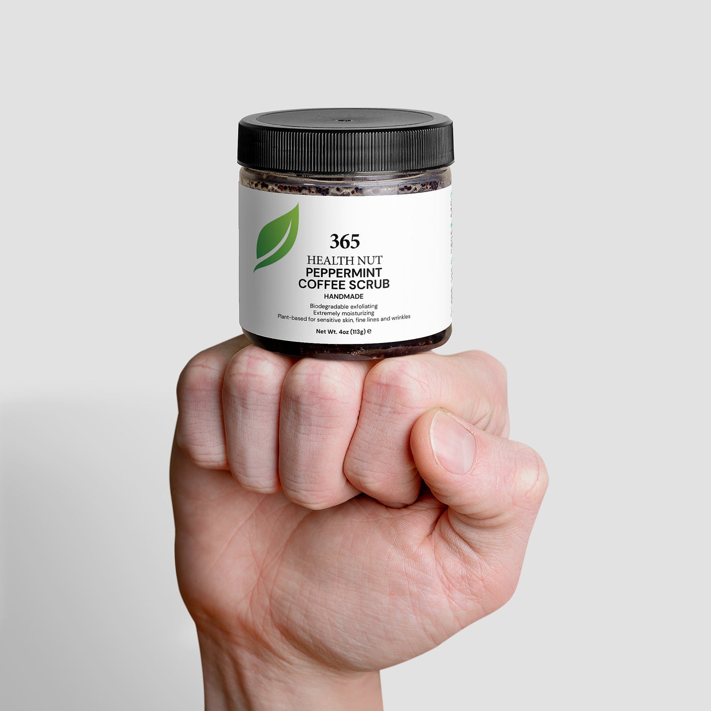 Peppermint Coffee Scrub