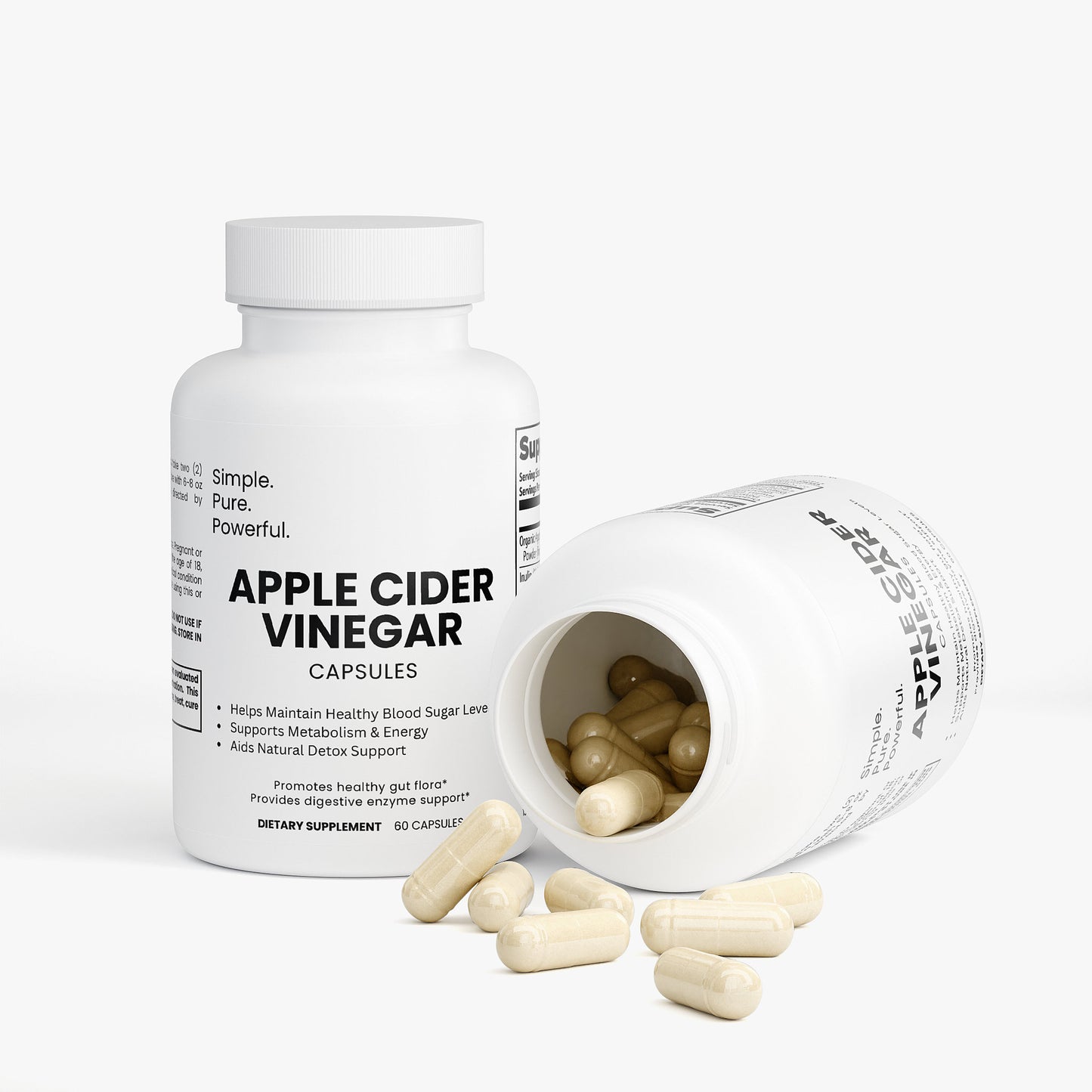 Apple Cider Vinegar Capsules – Powered by Nature