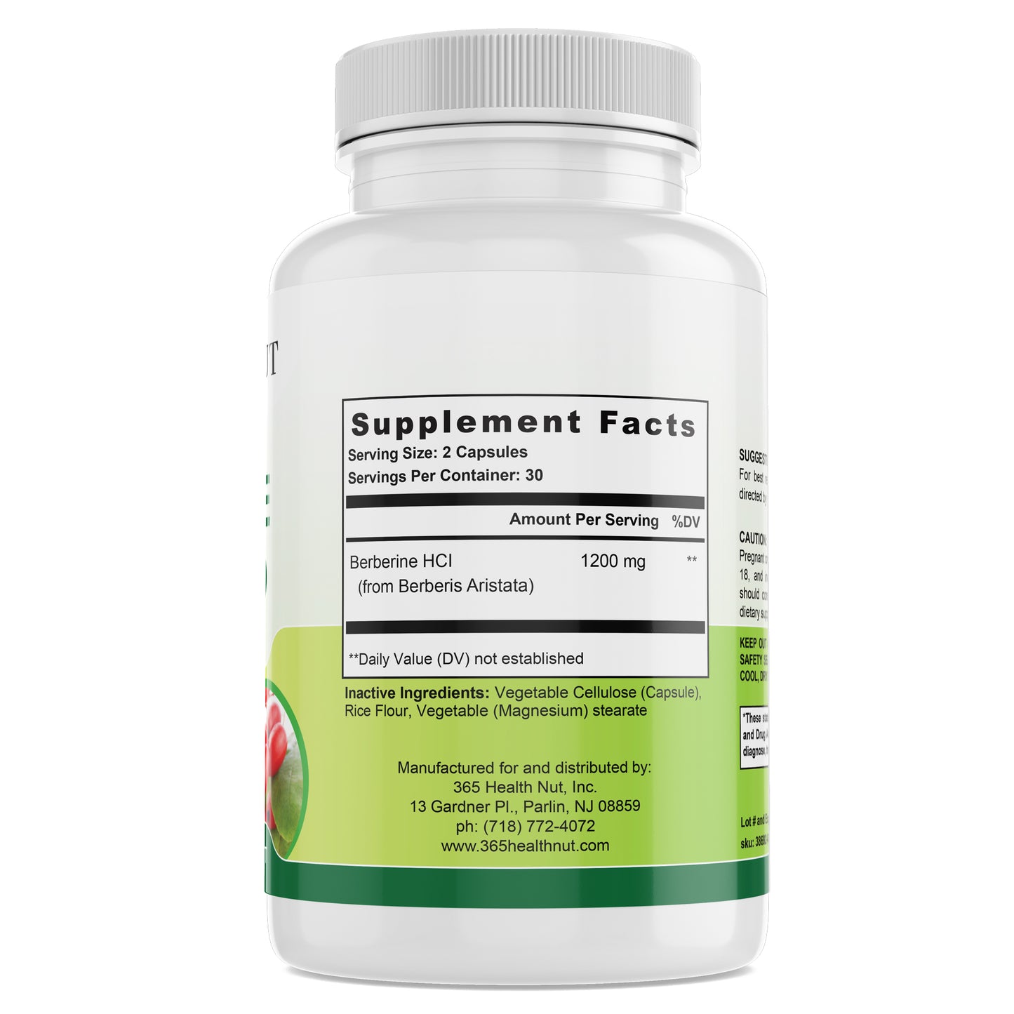 Berberine Capsules 1200mg