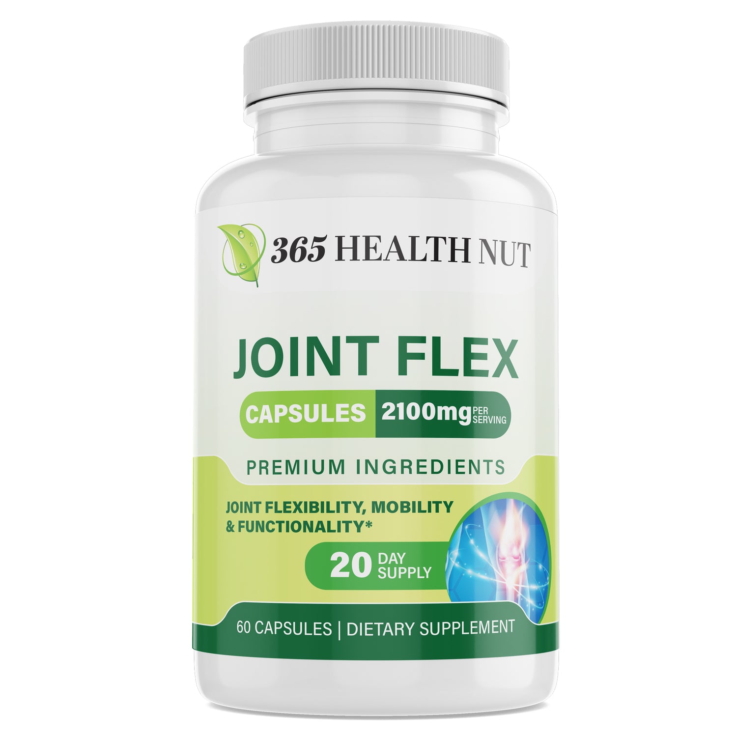 Enjoy improved joint mobility and flexibility with Joint Flex.