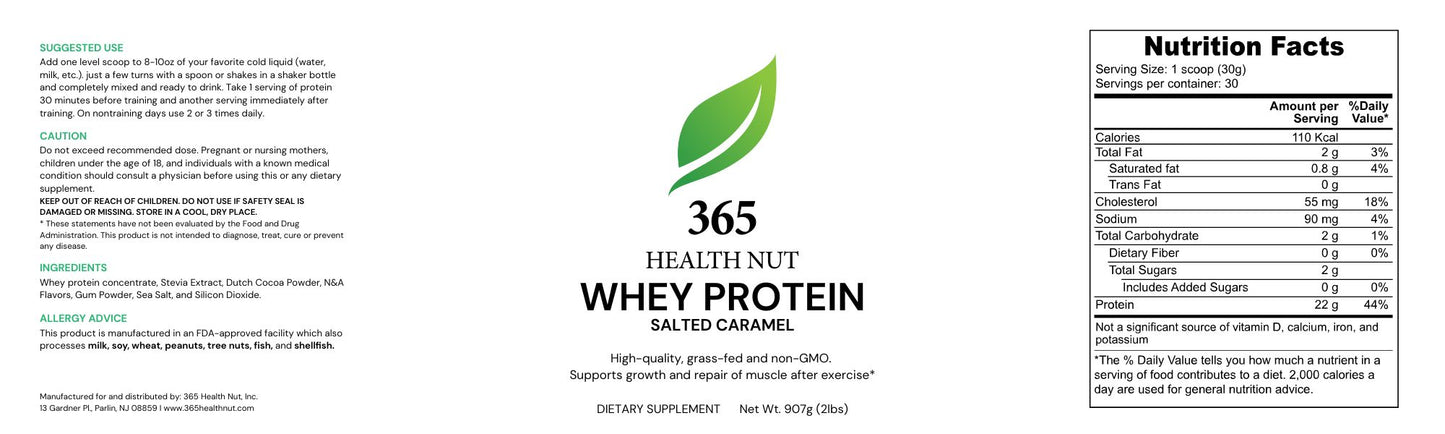 Whey Protein (Salted Caramel Flavour)